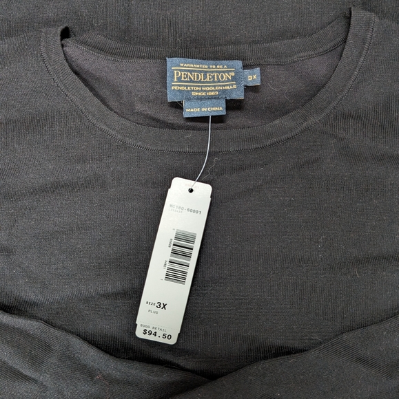 Pendleton Long-Sleeve Silk Blend Sweater - Picture 2 of 3